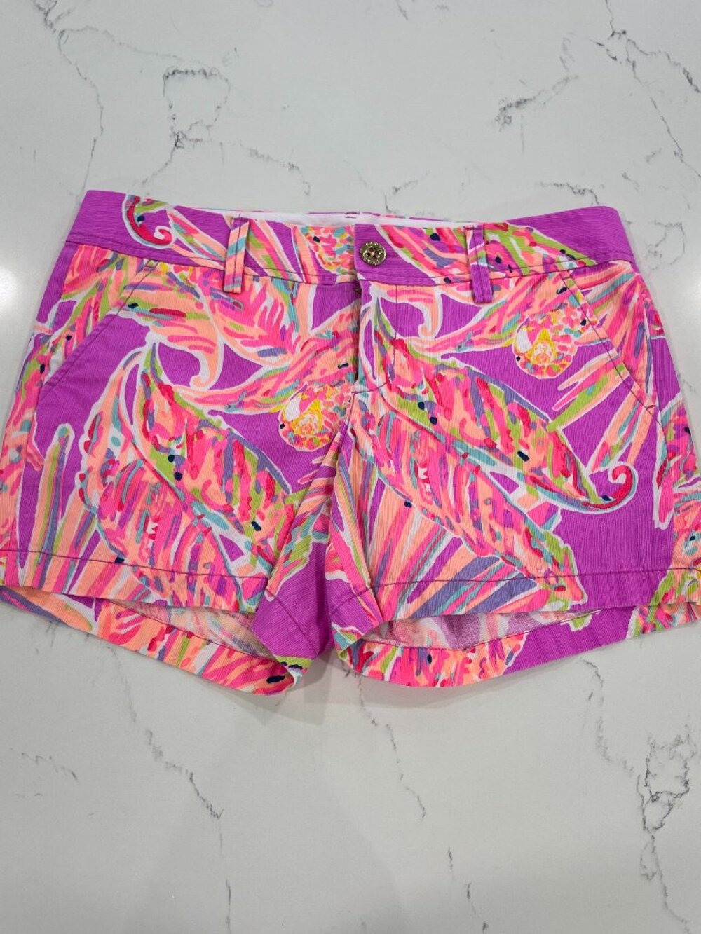 Lilly Pulitzer Beach Walk Callahan Shorts Size 8